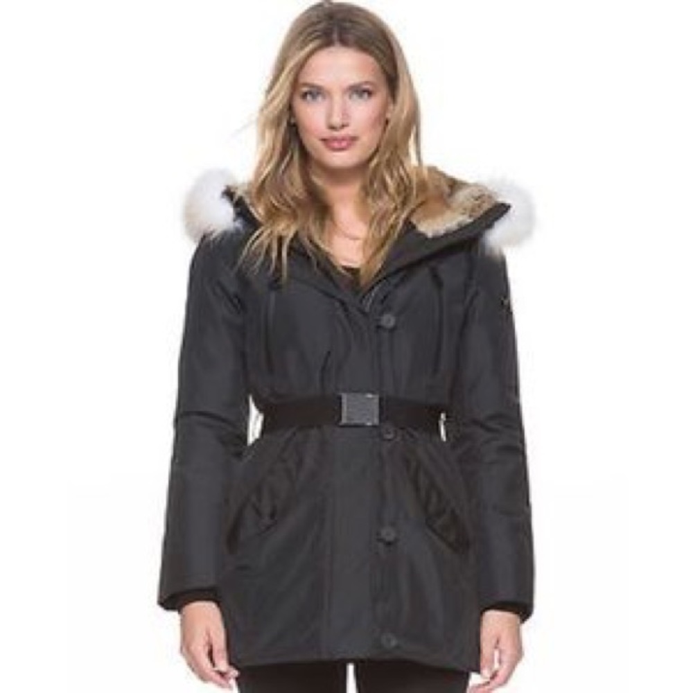 NWT Andrew Marc Down Puffer with Real Fur